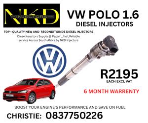 VW POLO 1.6 DIESEL INJECTORS FOR SALE
