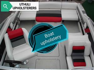 Boat upholstery