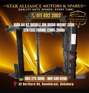 AUDI A4 DOUBLE DIN RADIO MOUNT CAGE CENTRAL FRAME (2001-2008)