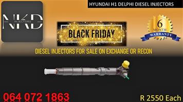 HYUNDAI H1 DELPHI DIESEL INJECTORS FOR SALE