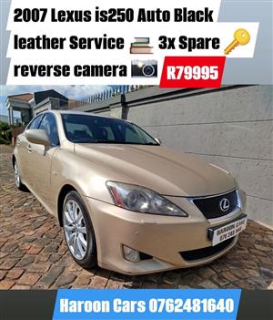  2007 Lexus IS 250 Auto Service History Spare keys 