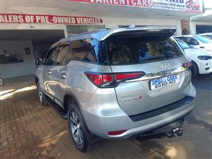 2018 TOYOTA FORTUNER 2.8 GD6 4x4 AUTO  SILVER COLOR SPARE KEY Full service history LEATHER SEAT  REV