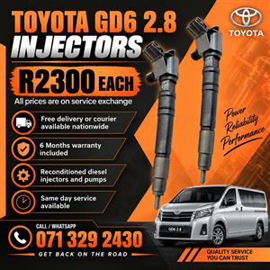 TOYOTA GD6 2.8 INJECTORS FOR SALE WITH WARRANTY 