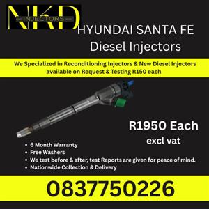 HYUNDAI SANTA FE DIESEL INJECTORS FOR SALE