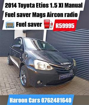 2014 Toyota Etios 1.5xi Manual Mags