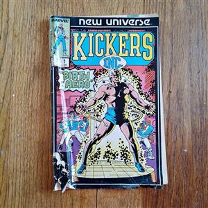 Vintage 1986 Marvel Comic - Kickers, Inc. 1 (First Issue) 