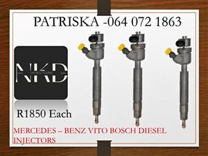 MERCEDES VITO BOSCH DIESEL INJECTORS FOR SALE