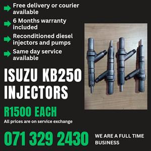 ISUZU KB250 INJECTORS FOR SALE WITH WARRANTY 