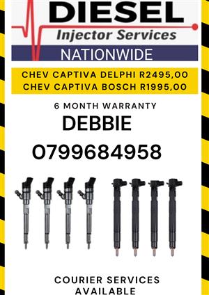 CHEV CAPTIVA DELPHI/BOSCH INJECTOR SERVICES
