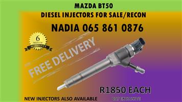 MAZDA BT50 DIESEL  INJECTORS FOR SALE OR TO RECON NATIONWIDE