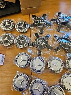 Audi and Mercedes Wheel Caps / Center Caps (pair of 4)