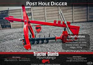 Post hole digger
