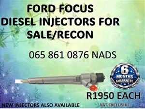 FORD FOCUS DIESEL INJECTORS FOR SALE /RECON WITH WARRANTY RUSTENBURG