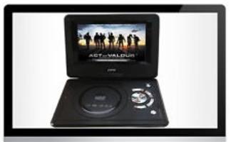 9.8 INCH LCD PORTABLE EVD / DVD WITH TV PLAYER / CARD READER / USB GAME