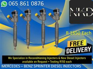 MERCEDES SPRINTER INJECTORS FOR SALE. 6 MONTH WARRANTY 