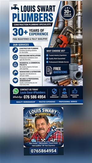 PIRB Plumber/Loodgieter