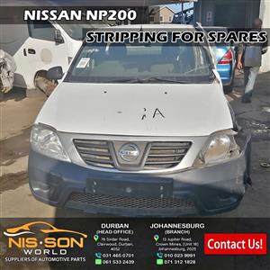 NISSAN NP200 STRIPPING FOR SPARES