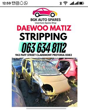Daewoo matiz stripping for spares Call or WhatsApp me 