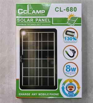  Cclamp 8W portable camping Solar Panel charger For sale