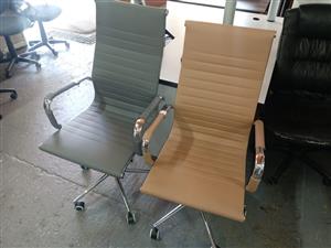 HB bonded leather chairs