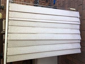 6 BEIGE VENETIAN BLINDS  FOR SALE - all for R200
