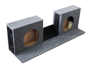 12″ Double Enclosure Superwood Unders seat L-Shape for Toyota Quantum