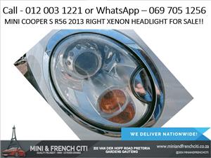 Mini Cooper S R56 2013 Right Xenon Headlight For Sale - OEM Lighting Replacement
