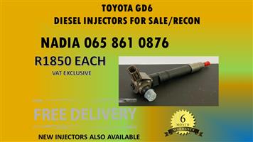 TOYOTA GD6 DIESEL INJECTORS FOR SALE - READY TO USE