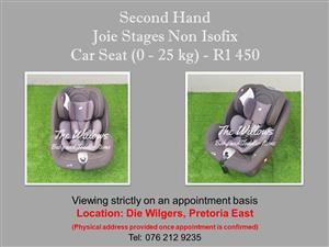 Second Hand Joie Stages Non Isofix Car Seat (0 kg - 25 kg)