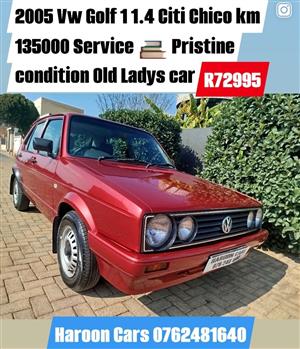 Call Haroon on 2005 Vw Golf 1 Citi Chico service history 