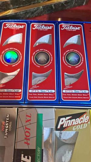 Golf balls new various price is for all collection Florida park 24 in total