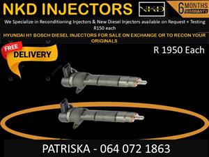 DIESEL INJECTORS FOR HYUNDAI H1 BOSCH FOR SALE