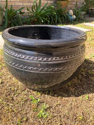 Large Glazed ceramic pots/planters