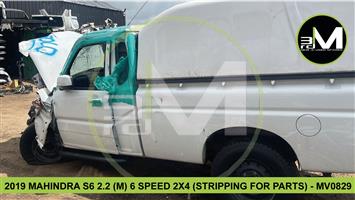 2019 MAHINDRA S6 2.2 (M) 6 SPEED 2X4 (STRIPPING FOR PARTS) - MV0829