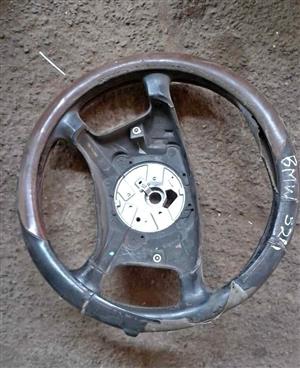 BMW 528i steering wheel