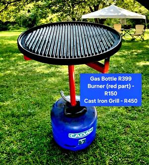 Gas Braai. 3 Burner Cast iron Grill etc. Located in GEORGE