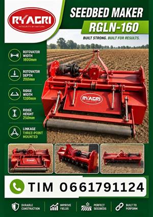 Seedbedmaker 1,6m(Rotovator)1,2m Seedbed