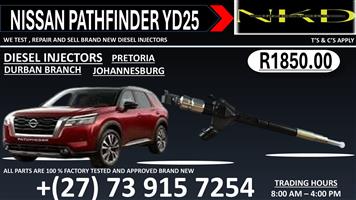 YD25 Pathfinder Nissan Injectors 
