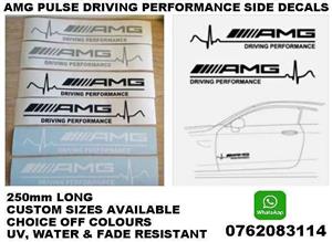 AMG Driving Performance side stickers decals