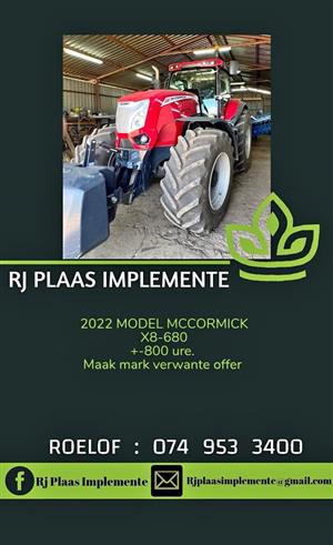 McCormick x8 680 trekker