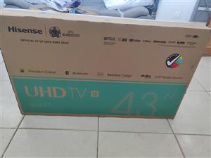 Hisense 43 inch uhd smart tv 7 series brand new sealed