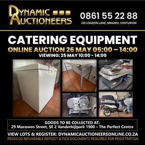 Loose Asset Online Auction - Catering Equipment and More
