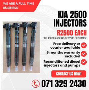 KIA 2500 INJECTORS FOR SALE WITH WARRANTY INCLUDED IN 