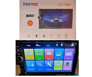 7" Double Din Bluetooth Car Radio, New with warranty and FREE DELIVERY
