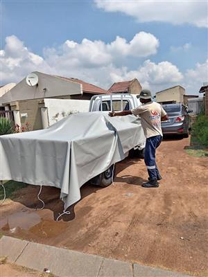 Truck covers chicken house curtain 
