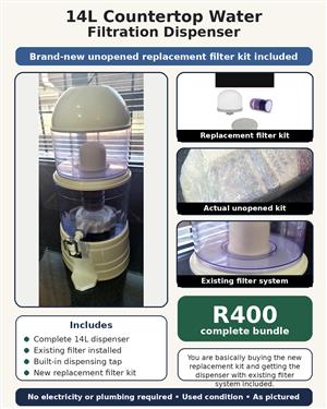 14L Countertop Water Filtration Dispenser