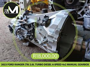 2023 FORD RANGER (T9) 2.0L TURBO DIESEL 6 SPEED 4x2 MANUAL GEARBOX MV0752