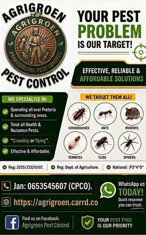 Agrigroen pest control pretoria