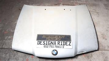 BMW E36 SILVER BONNET 