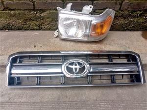 Toyota Land Cruiser Headlight and Grill for Sale Whatsapp
